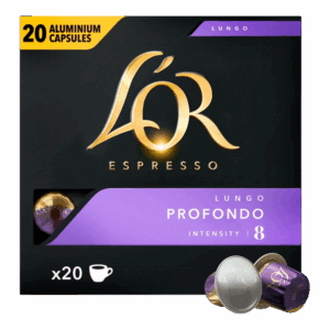 L'OR Espresso Lungo Intensity 8 Coffee Capsules