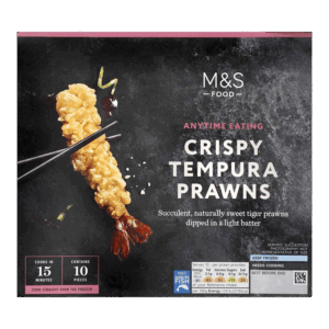 M&S 10 Tempura Tiger Prawns Frozen